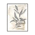Picture of Antiqued Leaves I _GroupedProduct_Rectangle_Portrait_Canvas_Framed_