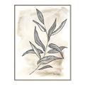 Picture of Antiqued Leaves I _GroupedProduct_Rectangle_Portrait_Canvas_Framed_