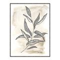 Picture of Antiqued Leaves I _GroupedProduct_Rectangle_Portrait_Canvas_Framed_