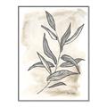 Picture of Antiqued Leaves I _GroupedProduct_Rectangle_Portrait_Canvas_Framed_