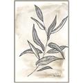 Picture of Antiqued Leaves I _GroupedProduct_Rectangle_Portrait_Canvas_Framed_