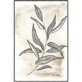Picture of Antiqued Leaves I _GroupedProduct_Rectangle_Portrait_Canvas_Framed_
