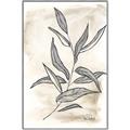Picture of Antiqued Leaves I _GroupedProduct_Rectangle_Portrait_Canvas_Framed_