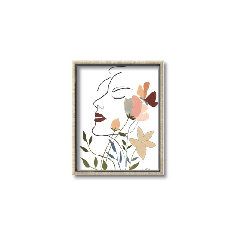 Picture of See Through the Flowers I _GroupedProduct_Rectangle_Portrait_Canvas_Framed_
