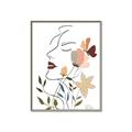 Picture of See Through the Flowers I _GroupedProduct_Rectangle_Portrait_Canvas_Framed_