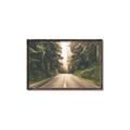 Picture of Foggy Straight Redwood Highway _GroupedProduct_Rectangle_Landscape_Photography _GroupedProduct_Rectangle_Landscape_Canvas_Framed_