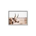 Picture of Annie, the Spotted Cow III _GroupedProduct_Rectangle_Landscape_Photography _GroupedProduct_Rectangle_Landscape_Canvas_Framed_