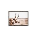Picture of Annie, the Spotted Cow III _GroupedProduct_Rectangle_Landscape_Photography _GroupedProduct_Rectangle_Landscape_Canvas_Framed_