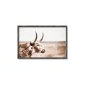 Picture of Annie, the Spotted Cow III _GroupedProduct_Rectangle_Landscape_Photography _GroupedProduct_Rectangle_Landscape_Canvas_Framed_