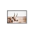 Picture of Annie, the Spotted Cow III _GroupedProduct_Rectangle_Landscape_Photography _GroupedProduct_Rectangle_Landscape_Canvas_Framed_