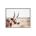 Picture of Annie, the Spotted Cow III _GroupedProduct_Rectangle_Landscape_Photography _GroupedProduct_Rectangle_Landscape_Canvas_Framed_