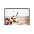 Picture of Annie, the Spotted Cow III _GroupedProduct_Rectangle_Landscape_Photography _GroupedProduct_Rectangle_Landscape_Canvas_Framed_