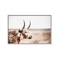 Picture of Annie, the Spotted Cow III _GroupedProduct_Rectangle_Landscape_Photography _GroupedProduct_Rectangle_Landscape_Canvas_Framed_