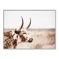 Picture of Annie, the Spotted Cow III _GroupedProduct_Rectangle_Landscape_Photography _GroupedProduct_Rectangle_Landscape_Canvas_Framed_