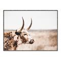 Picture of Annie, the Spotted Cow III _GroupedProduct_Rectangle_Landscape_Photography _GroupedProduct_Rectangle_Landscape_Canvas_Framed_