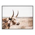 Picture of Annie, the Spotted Cow III _GroupedProduct_Rectangle_Landscape_Photography _GroupedProduct_Rectangle_Landscape_Canvas_Framed_