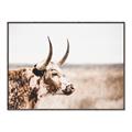 Picture of Annie, the Spotted Cow III _GroupedProduct_Rectangle_Landscape_Photography _GroupedProduct_Rectangle_Landscape_Canvas_Framed_