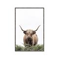 Picture of Cow on the Range _GroupedProduct_Rectangle_Portrait_Photography _GroupedProduct_Rectangle_Portrait_Canvas_Framed_