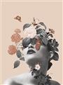 Picture of Floral Face _GroupedProduct_Rectangle_Portrait_Unframed_Print_Only_