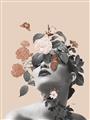 Picture of Floral Face _GroupedProduct_Rectangle_Portrait_Unframed_Print_Only_