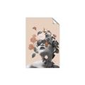 Picture of Floral Face _GroupedProduct_Rectangle_Portrait_Unframed_Print_Only_