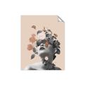 Picture of Floral Face _GroupedProduct_Rectangle_Portrait_Unframed_Print_Only_