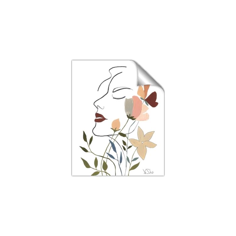 Picture of See Through the Flowers I _GroupedProduct_Rectangle_Portrait_Unframed_Print_Only_