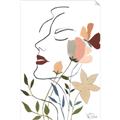 Picture of See Through the Flowers I _GroupedProduct_Rectangle_Portrait_Unframed_Print_Only_