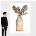 Picture of Feathers in a Vase II _GroupedProduct_Rectangle_Portrait_Canvas_
