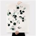 Picture of Watercolor Leaves I _GroupedProduct_Rectangle_Portrait_Canvas_