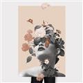 Picture of Floral Face _GroupedProduct_Rectangle_Portrait_Canvas_