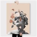 Picture of Floral Face _GroupedProduct_Rectangle_Portrait_Canvas_