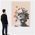 Picture of Floral Face _GroupedProduct_Rectangle_Portrait_Canvas_
