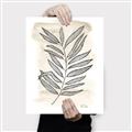 Picture of Antiqued Leaves II _GroupedProduct_Rectangle_Portrait_Canvas_