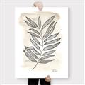Picture of Antiqued Leaves II _GroupedProduct_Rectangle_Portrait_Canvas_