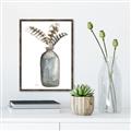 Picture of Feathers in a Vase I _GroupedProduct_Rectangle_Portrait_Canvas_Framed_