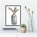 Picture of Feathers in a Vase I _GroupedProduct_Rectangle_Portrait_Canvas_Framed_