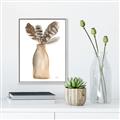 Picture of Feathers in a Vase II _GroupedProduct_Rectangle_Portrait_Canvas_Framed_
