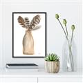 Picture of Feathers in a Vase II _GroupedProduct_Rectangle_Portrait_Canvas_Framed_