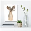 Picture of Feathers in a Vase II _GroupedProduct_Rectangle_Portrait_Canvas_Framed_
