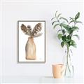Picture of Feathers in a Vase II _GroupedProduct_Rectangle_Portrait_Canvas_Framed_