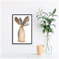 Picture of Feathers in a Vase II _GroupedProduct_Rectangle_Portrait_Canvas_Framed_