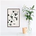 Picture of Watercolor Leaves I _GroupedProduct_Rectangle_Portrait_Canvas_Framed_