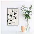 Picture of Watercolor Leaves I _GroupedProduct_Rectangle_Portrait_Canvas_Framed_