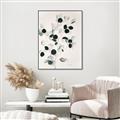 Picture of Watercolor Leaves I _GroupedProduct_Rectangle_Portrait_Canvas_Framed_