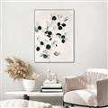 Picture of Watercolor Leaves I _GroupedProduct_Rectangle_Portrait_Canvas_Framed_