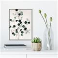 Picture of Watercolor Leaves II _GroupedProduct_Rectangle_Portrait_Canvas_Framed_