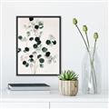 Picture of Watercolor Leaves II _GroupedProduct_Rectangle_Portrait_Canvas_Framed_