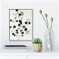 Picture of Watercolor Leaves II _GroupedProduct_Rectangle_Portrait_Canvas_Framed_