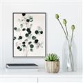 Picture of Watercolor Leaves II _GroupedProduct_Rectangle_Portrait_Canvas_Framed_